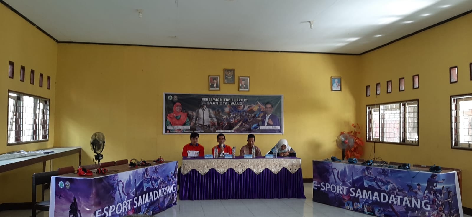 Peresmian E-Sports Samadatang Bersama Bapak Masadi, SE (Ketua E-Sports Indonesia Sumbawa Barat)
